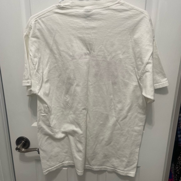 Jerzees Cream Tee with Bold Orange Virginia Design - Picture 9 of 13